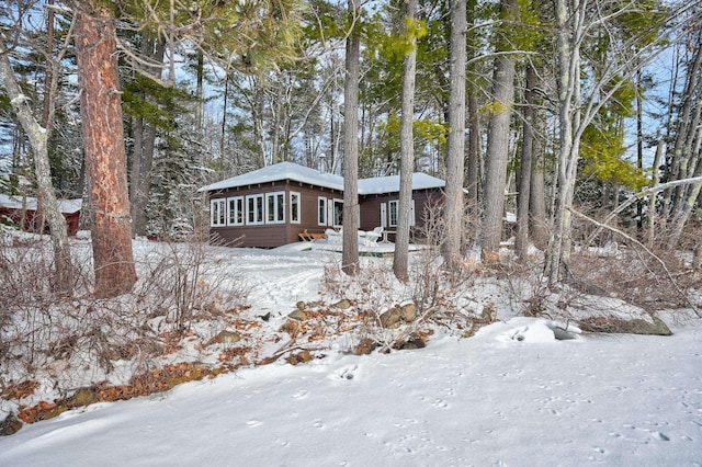 view of front of home