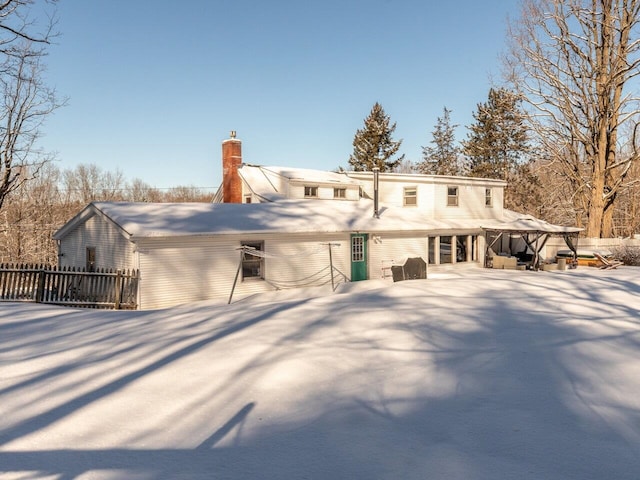 view of rear view of house