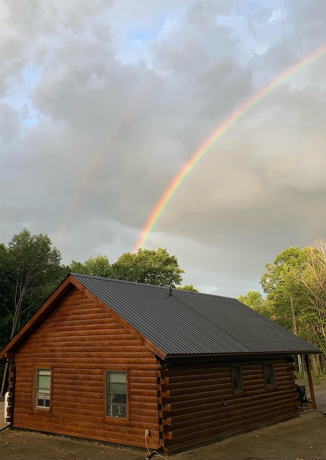 view of side of property