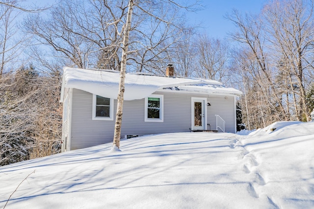 view of front of property