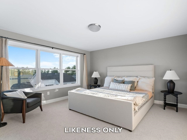 bedroom featuring carpet floors