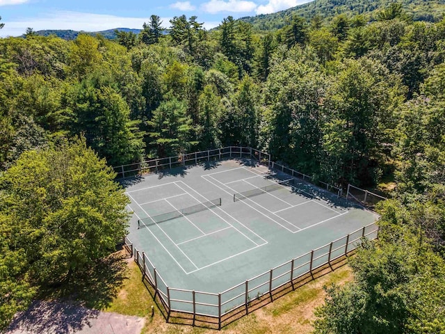 view of sport court