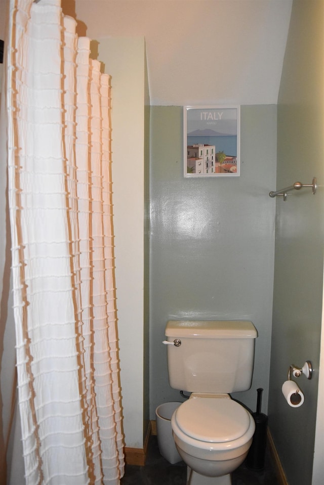 bathroom with toilet