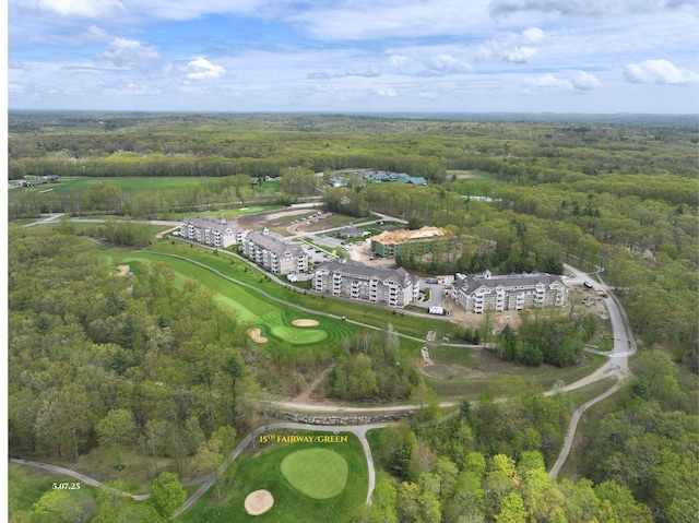 1 Longview Dr Unit 210, Atkinson, NH 03811 - aerial overview of property's location featuring apartment complex, a forest, and a golf club