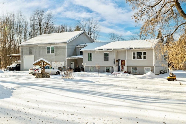 view of bi-level home