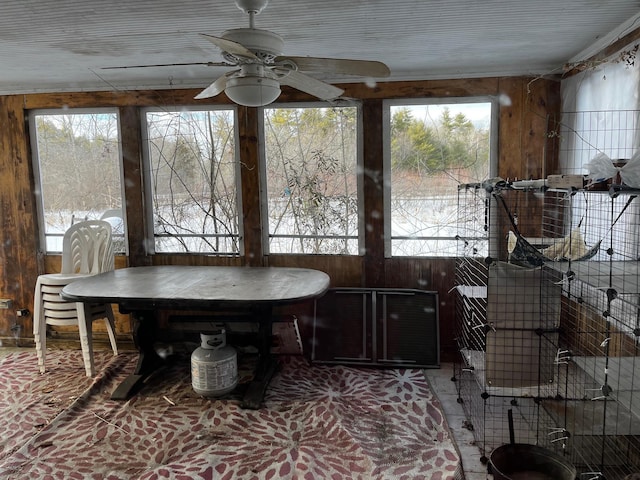 view of dining area