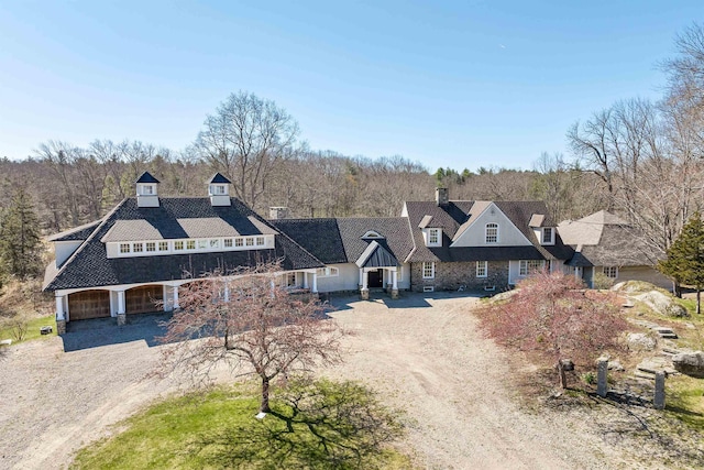 view of cape cod home