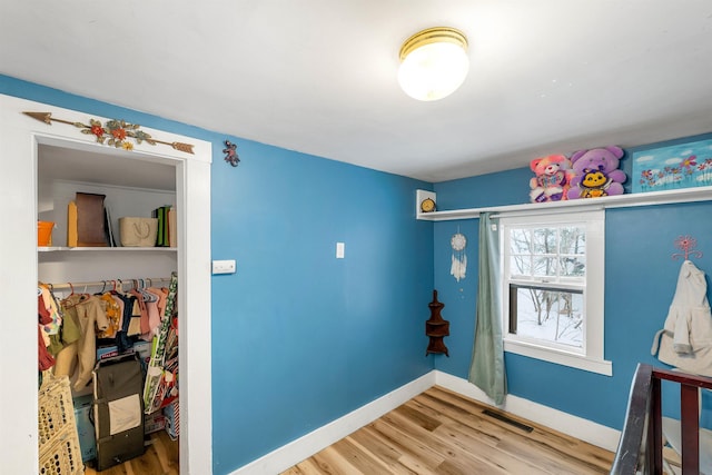 entryway featuring hardwood / wood-style floors