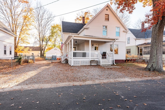 view of front of house featuring a porch