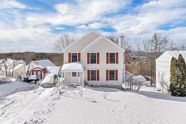 view of front of property