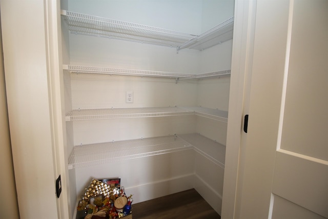 view of pantry