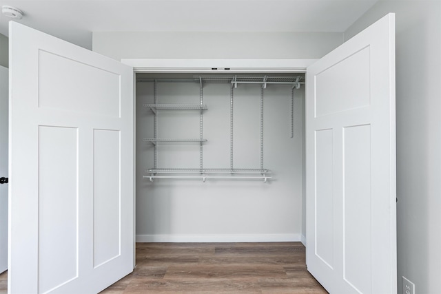 view of closet