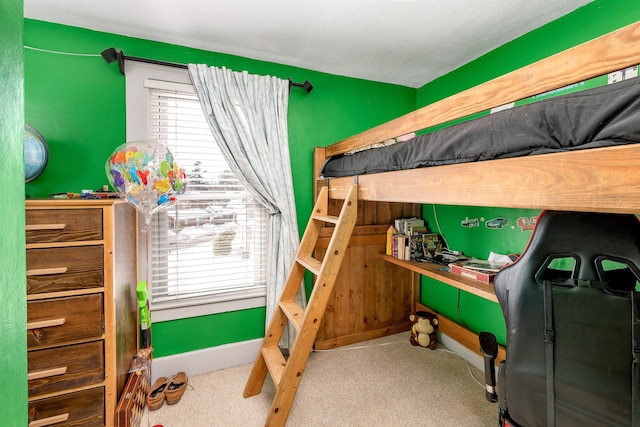 bedroom with carpet flooring