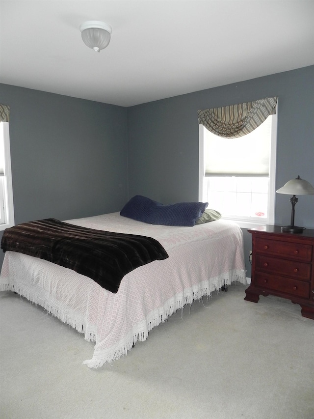 bedroom featuring carpet flooring