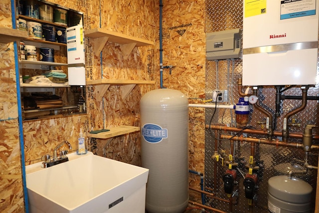 utility room with sink