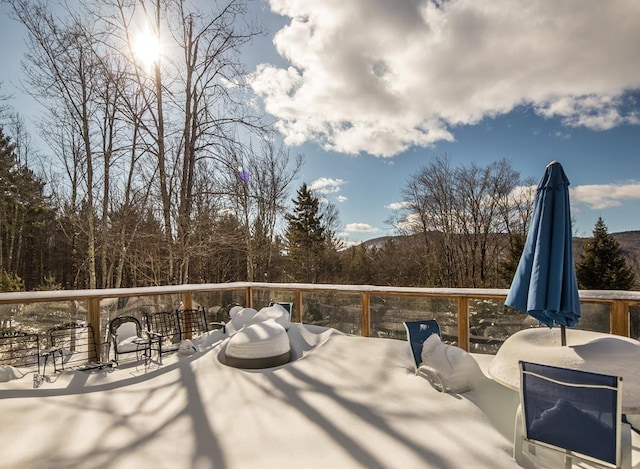 2400 Upper Cold River Rd, Shrewsbury, VT 05738 - view of deck