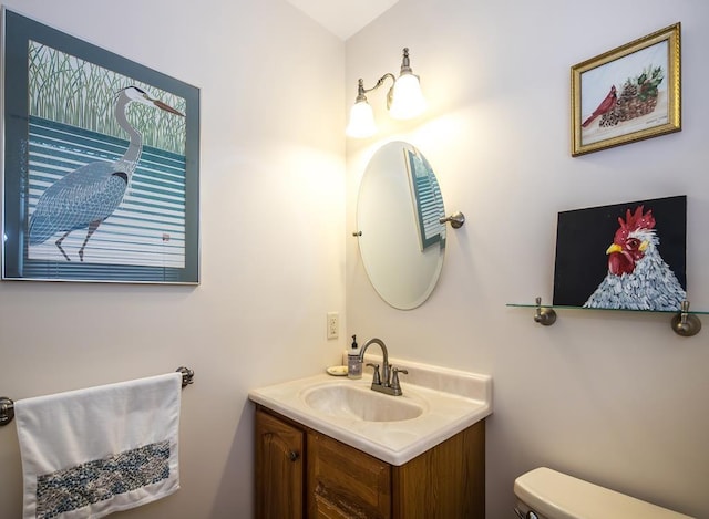 2400 Upper Cold River Rd, Shrewsbury, VT 05738 - bathroom featuring toilet and vanity