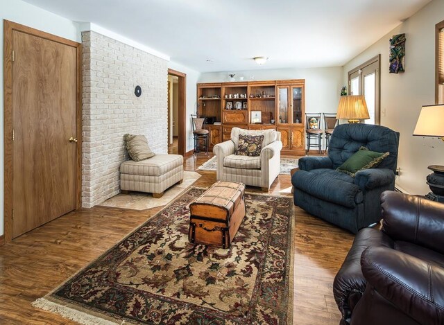 2400 Upper Cold River Rd, Shrewsbury, VT 05738 - living room featuring hardwood / wood-style flooring