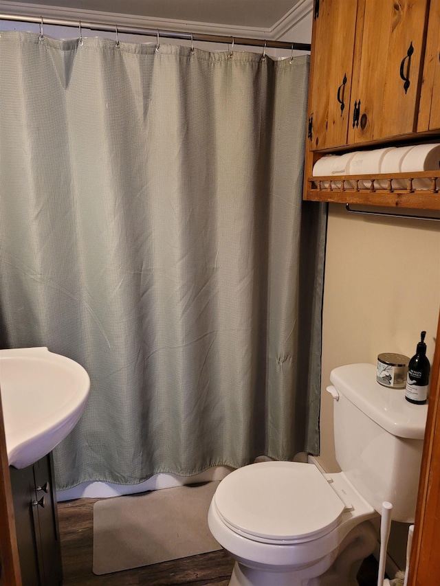 bathroom featuring toilet