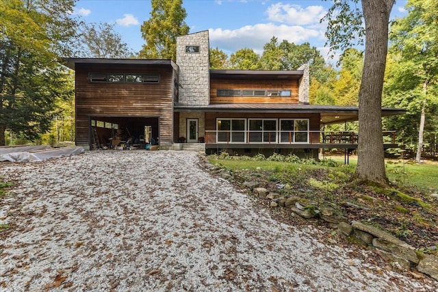 view of rear view of house