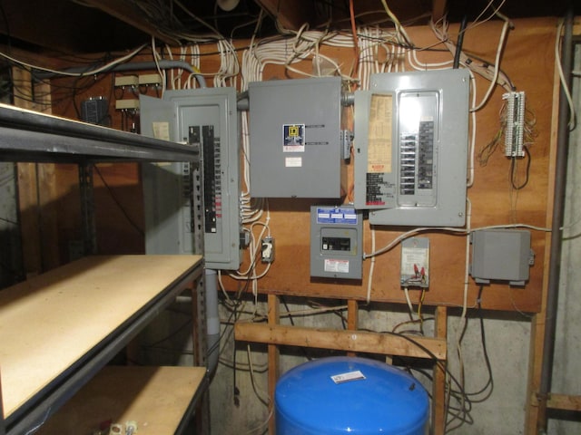 utilities with electric panel