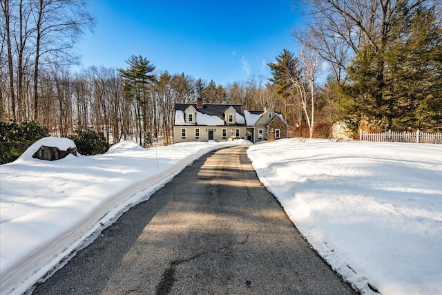 view of front of home