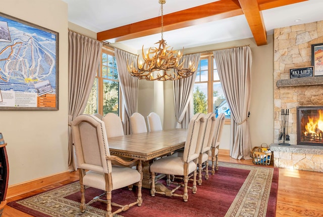 view of dining area