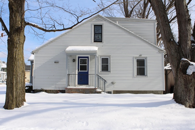 view of front of home