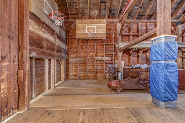 view of storage room