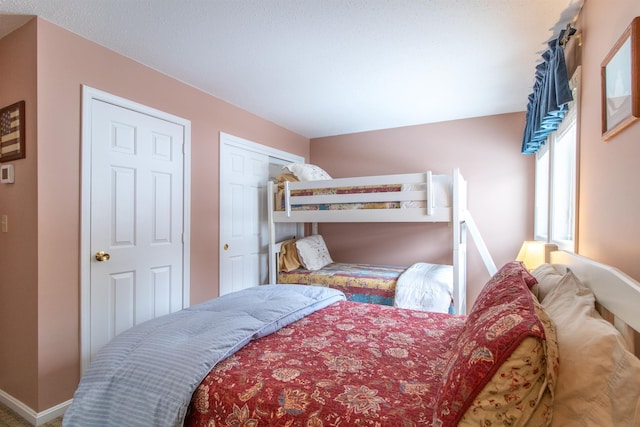 bedroom with baseboards