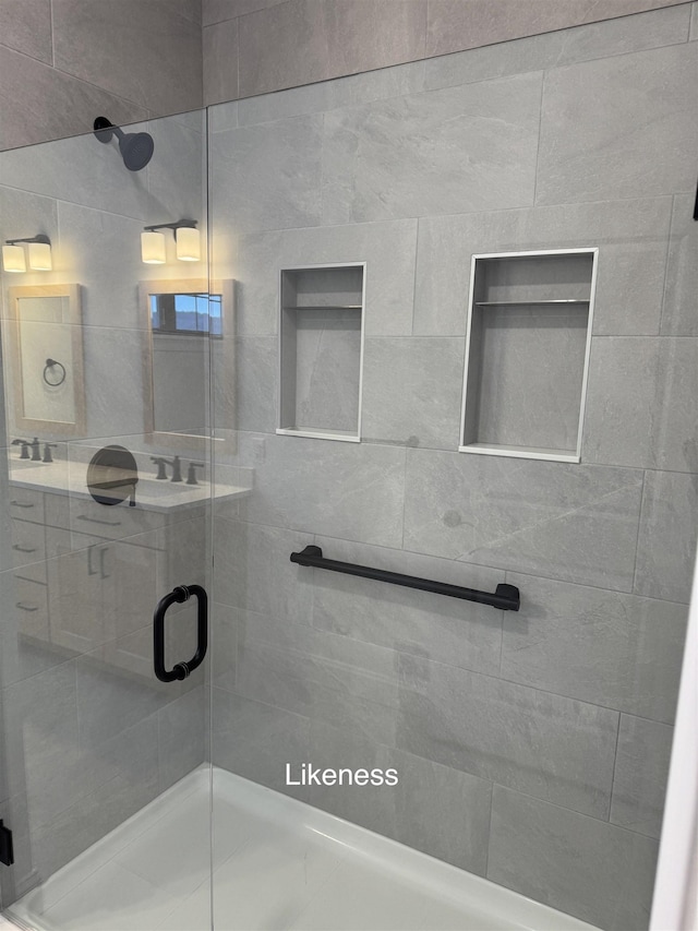 full bath featuring a stall shower