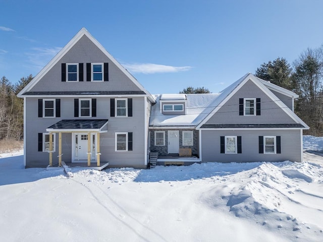 view of front of property