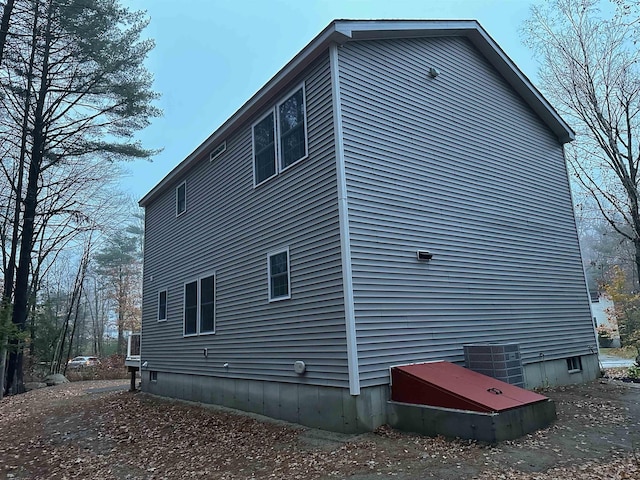 view of side of property