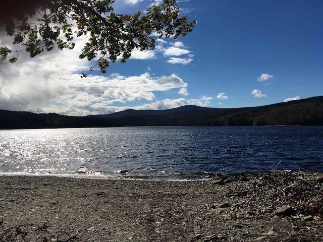 water view with a mountain view