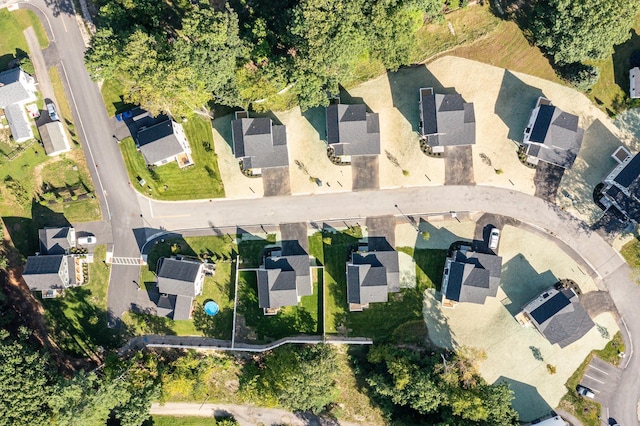 drone / aerial view featuring a residential view