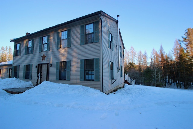 view of colonial-style house