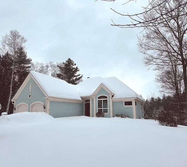 ranch-style house with an attached garage