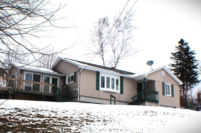 view of front of home