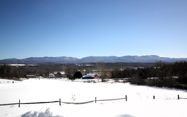 view of mountain feature