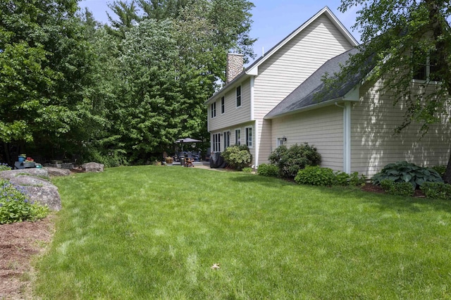 view of yard with a patio