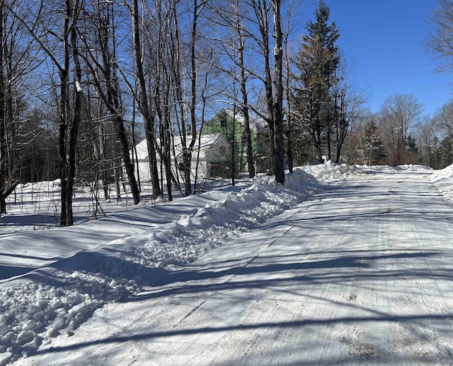 view of road