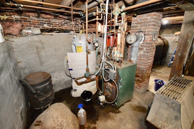 utilities featuring a heating unit and heating fuel