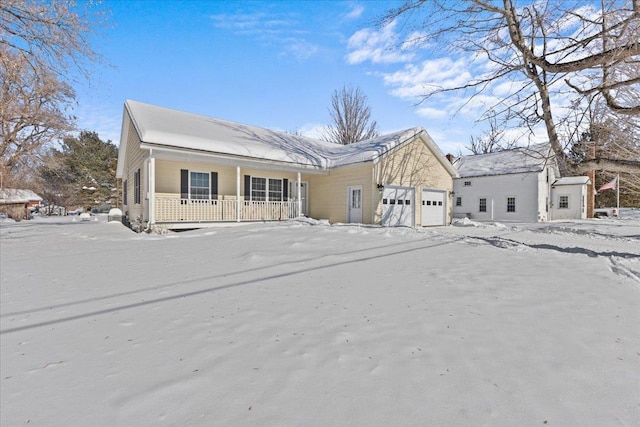 view of front of house with a porch