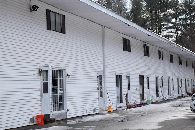 view of rear view of property