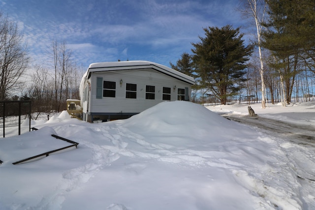 566 Baptist St, Williamstown, VT 05679 - view of snowy exterior