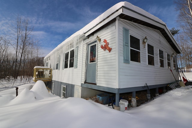 566 Baptist St, Williamstown, VT 05679 - view of snowy exterior