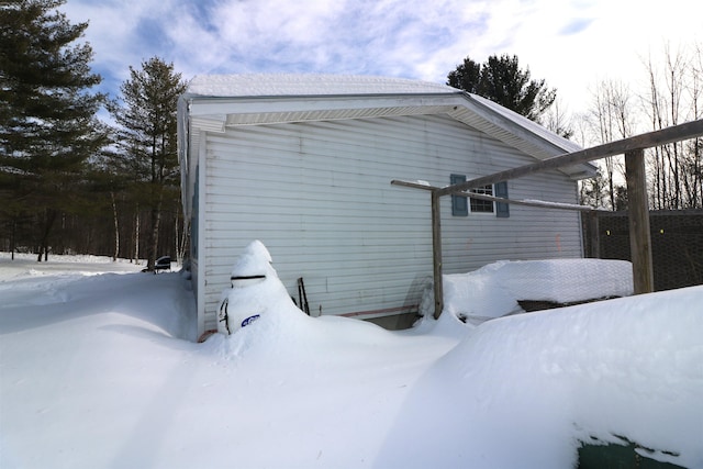 566 Baptist St, Williamstown, VT 05679 - view of snowy exterior