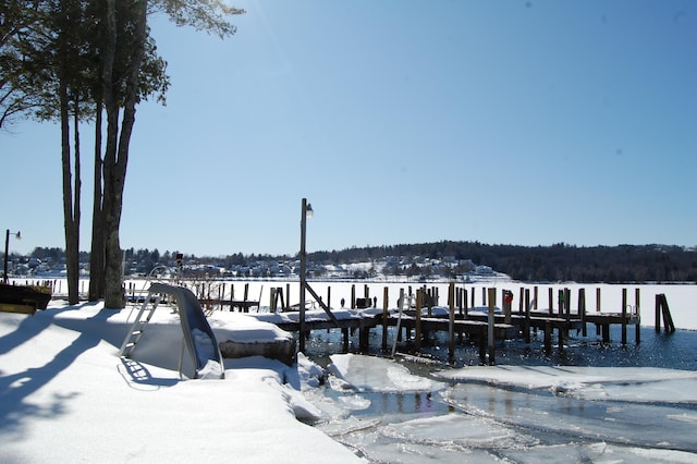 view of dock