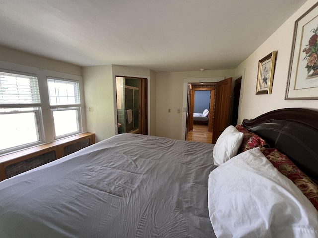 bedroom featuring a closet