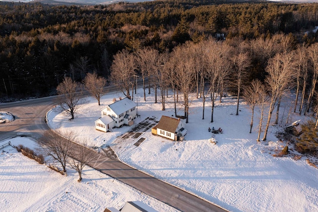 aerial view with a view of trees